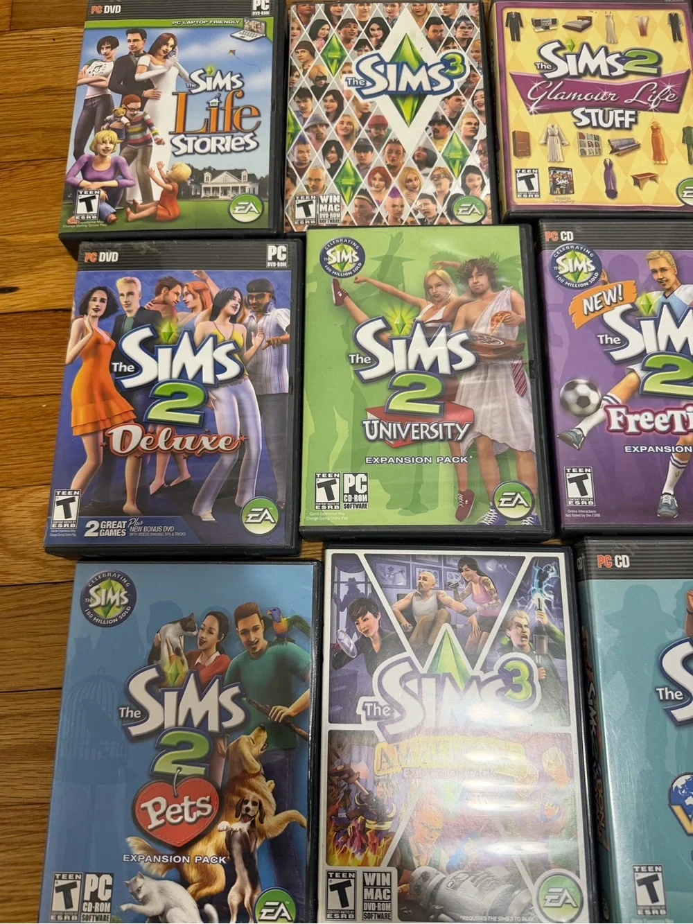 The Sims 2 PC Game With Expansion Packs CD-ROM Bundle Lot Sims 3 Pets Etc